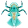 Teal Cycloplet